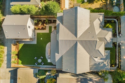 Ariel view of a house built by American Classic Homes